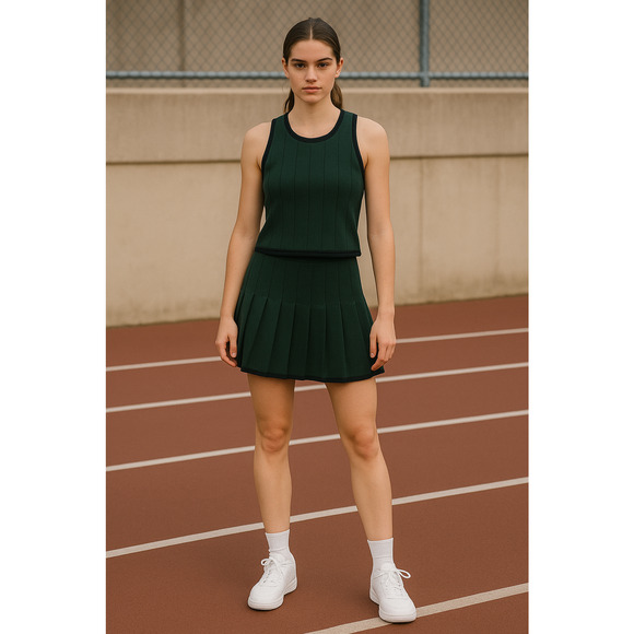NWT House Of Harlow Set Dress Up or Down, Sporty preppy retro Medium $198 - Picture 2 of 9